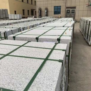 新余 白麻花岗岩5.0公分荔枝面地铺石