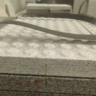 新余 芝麻白花岗岩6.0公分荔枝面五轴加工雕刻盲点