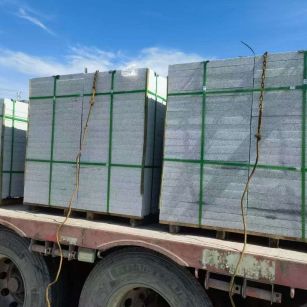 新余 芝麻白花岗岩地铺石装车日常