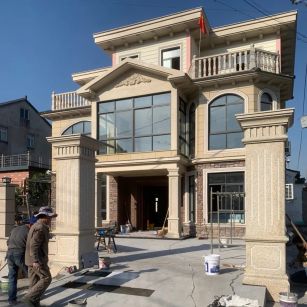 新余 黄金麻花岗岩荔枝面别墅外墙干挂私家专属