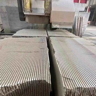 新余 车间生产日常，黄金麻白麻花岗岩