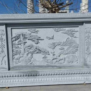 新余 芝麻白大型照壁，屏风，影壁