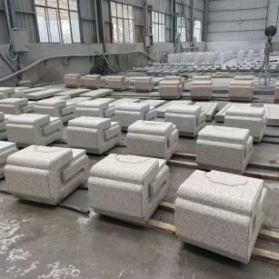 新余 白麻花岗岩异形加工-石凳，坐凳