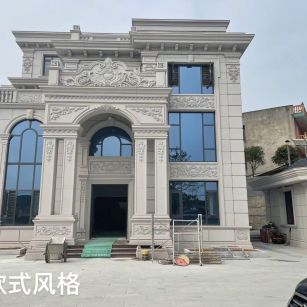 新余 白麻花岗岩别墅外墙干挂