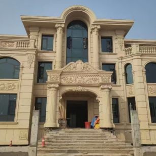 新余 黄金麻花岗岩别墅外墙干挂