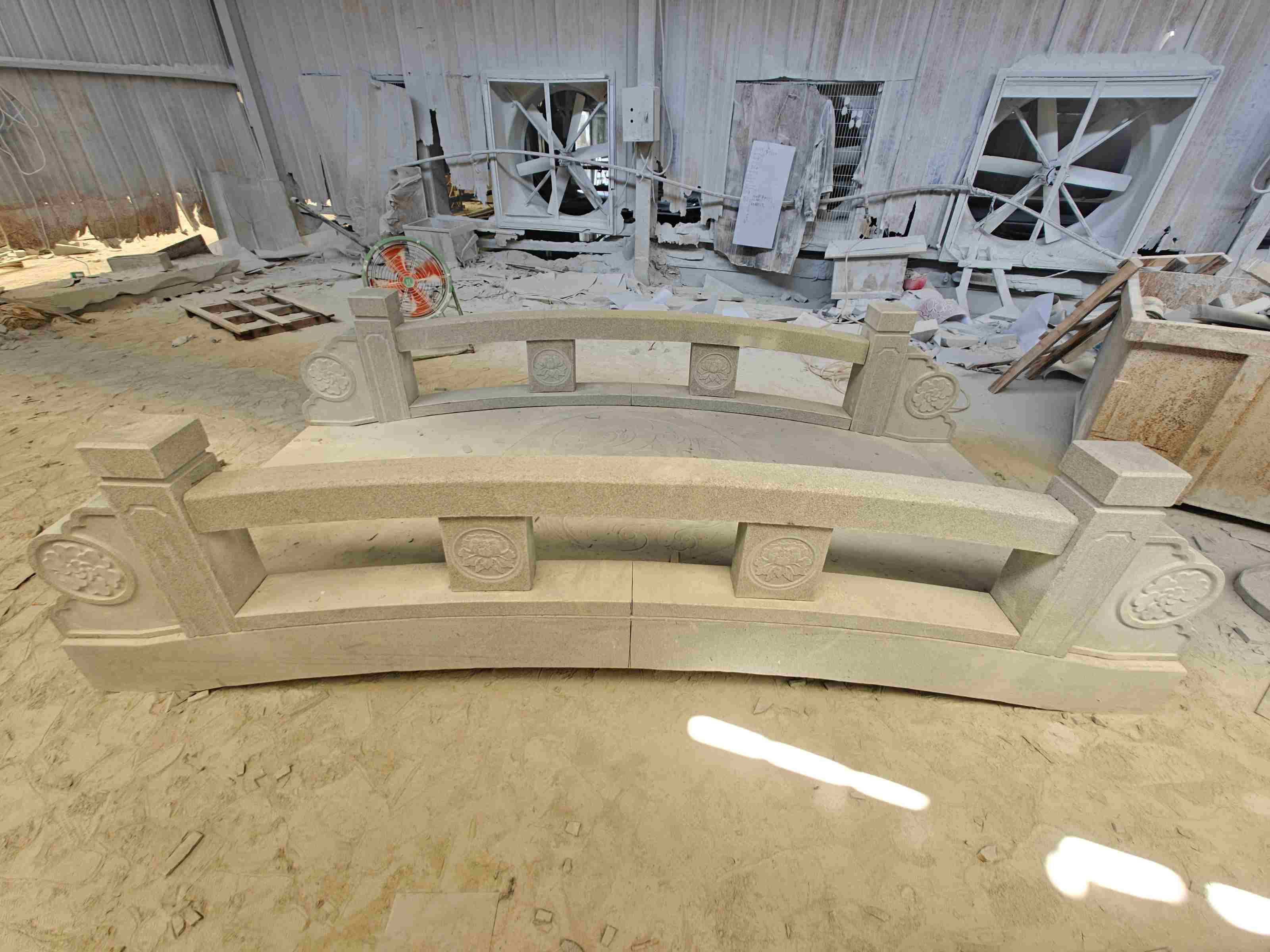 新余 芝麻灰花岗岩异形加工-拱桥，石桥