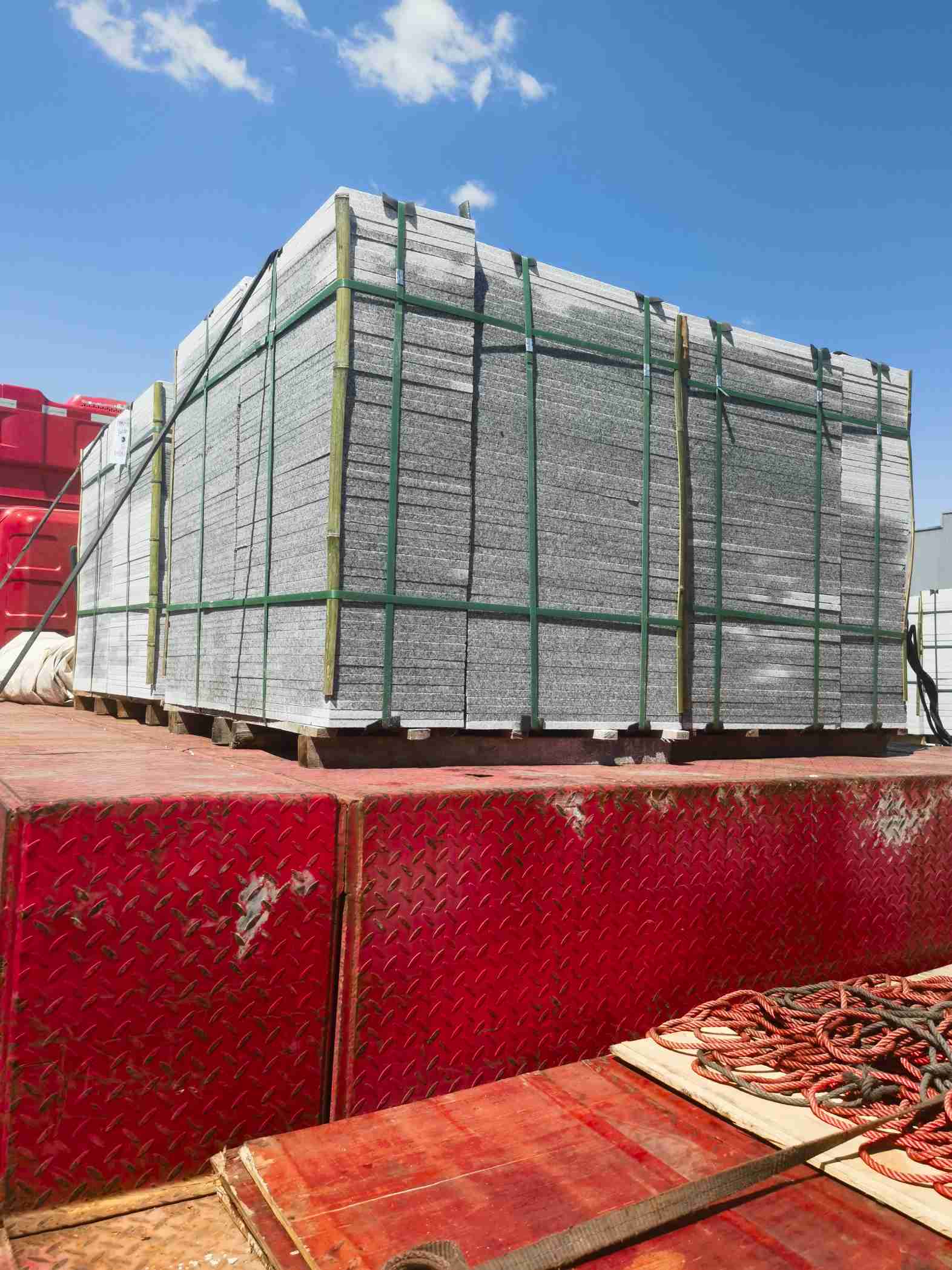 新余 芝麻白火烧规格板地铺石300*600/600*600