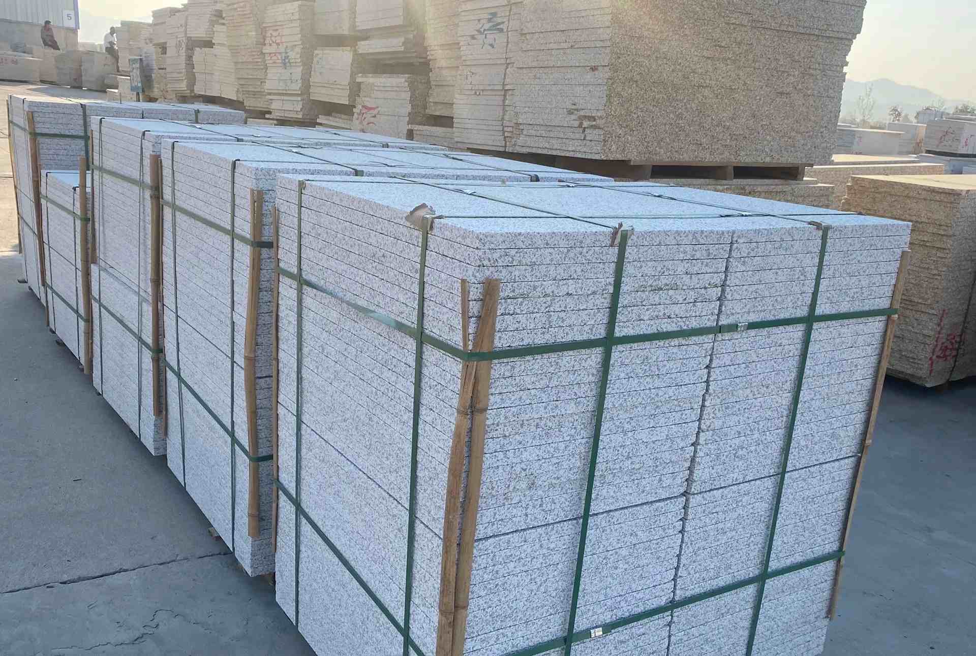 新余 白麻花岗岩荔枝面地铺石