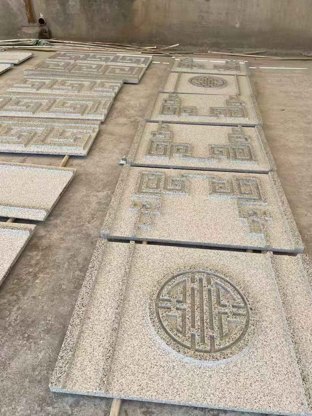 新余 白麻花岗岩外墙立面雕刻板