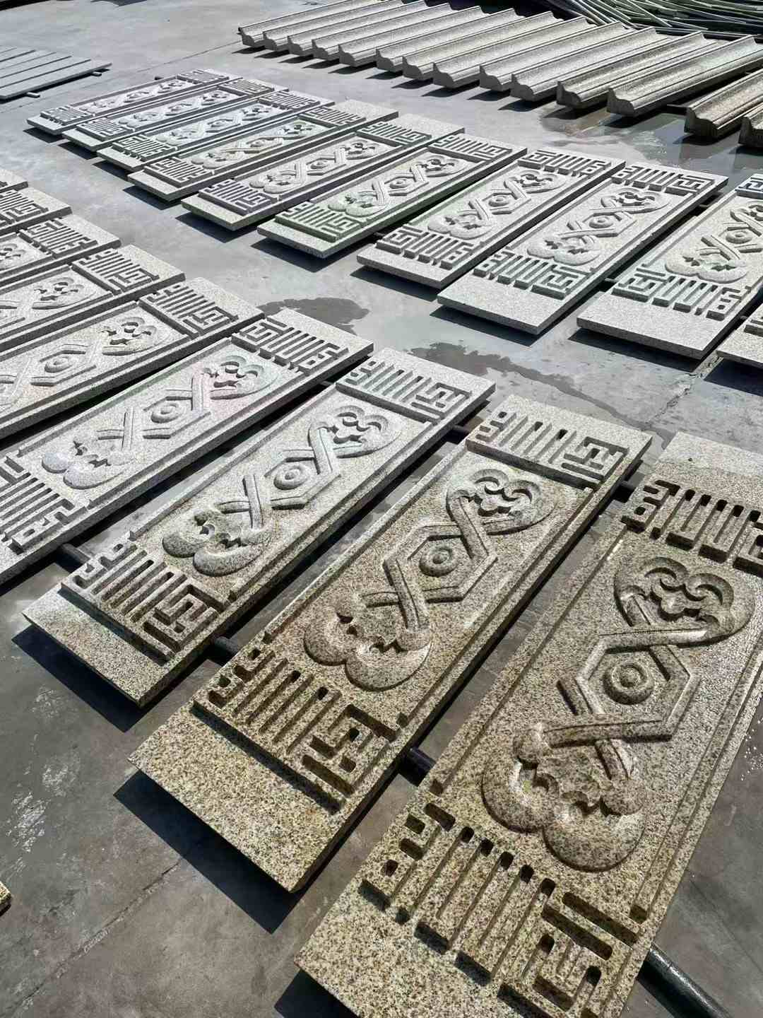 新余 黄金麻花岗岩外墙雕刻板