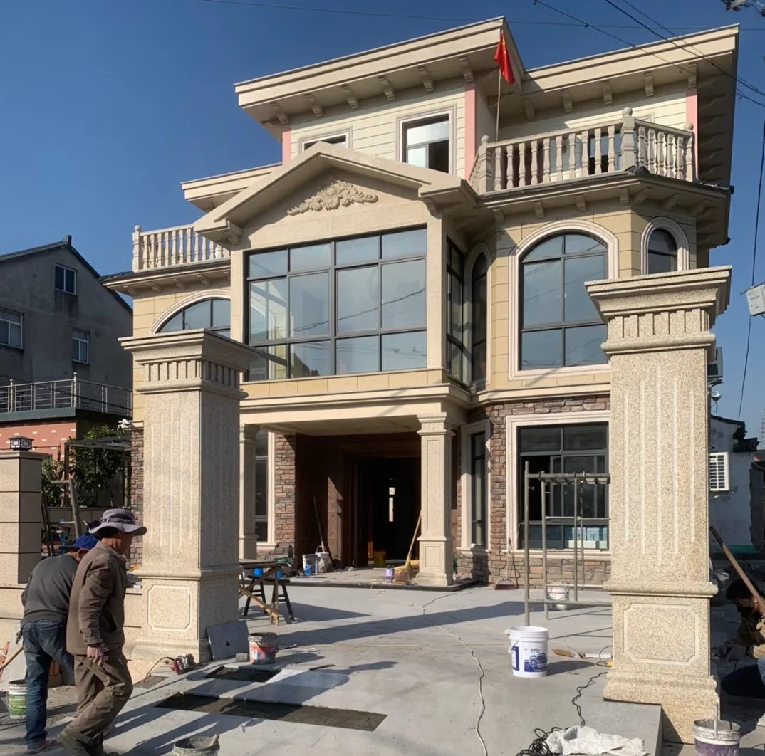 新余 黄金麻花岗岩荔枝面别墅外墙干挂私家专属