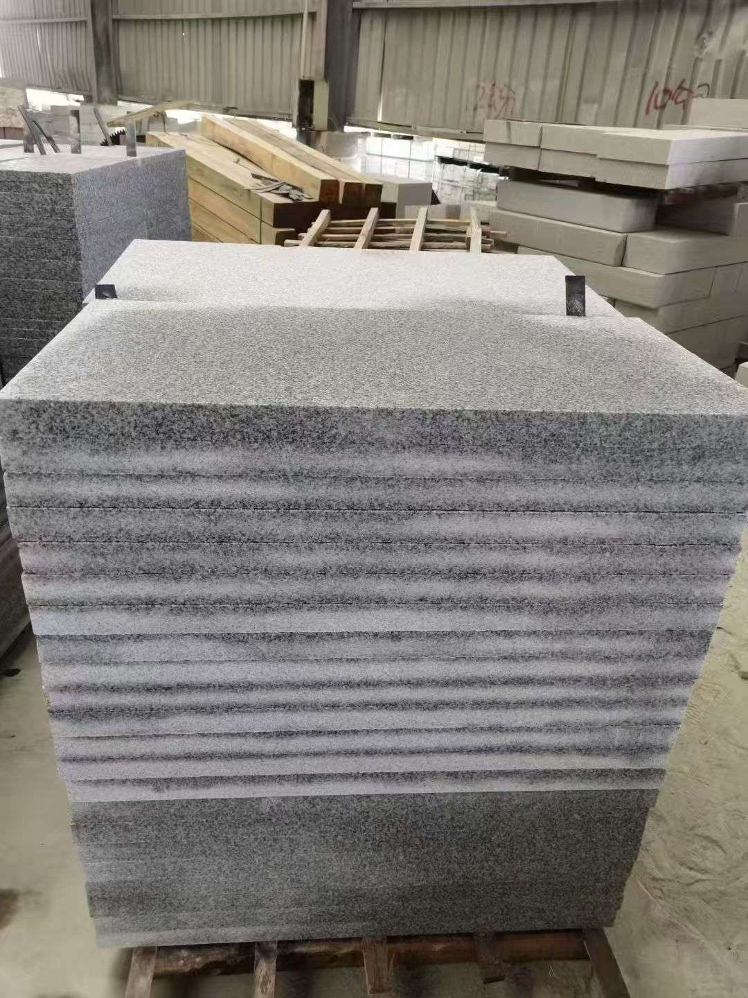 新余 芝麻白5公分火烧地铺成品，900*400，规格可定制